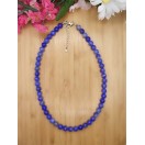 Blue Banded Agate Necklace